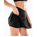 Mujeres gimnasia yoga fitness entrenamiento de voleibol tenis corriendo falda vestido activo con pantalones cortos vestidos de tenis para niñas